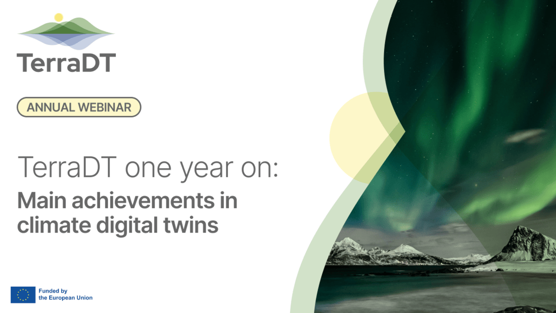 TerraDT one year on: main achievements in climate digital twins